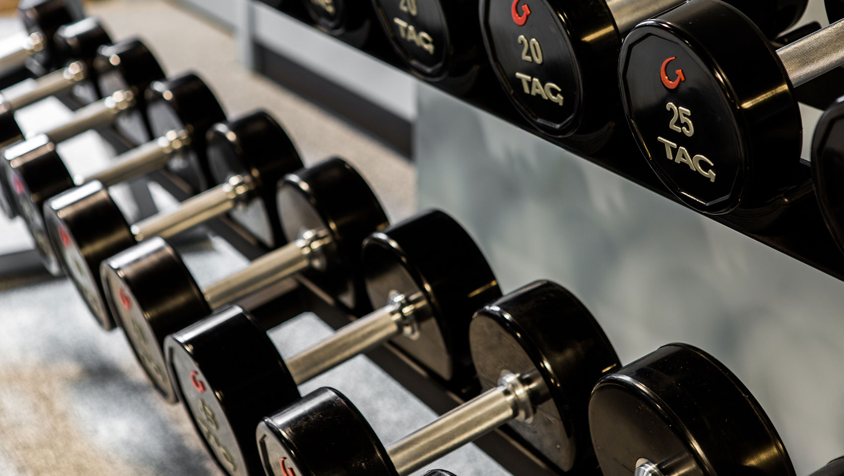 Dumbbells at Kimpton Angler's Hotel