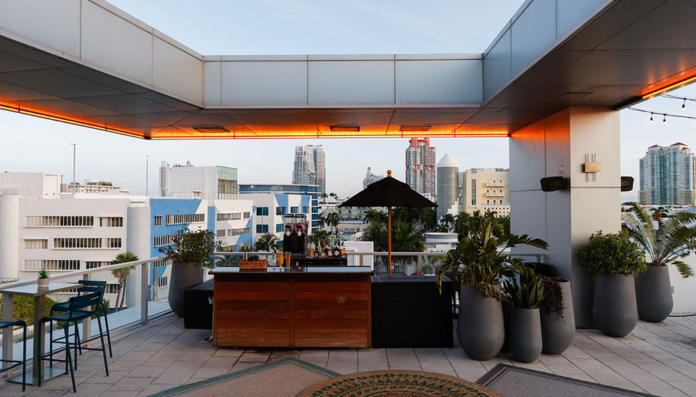 Kimpton Angler's rooftop bar