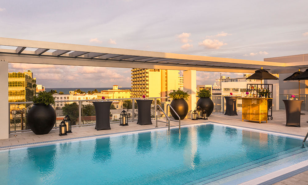 hotel palomar beverly hills rooftop pool