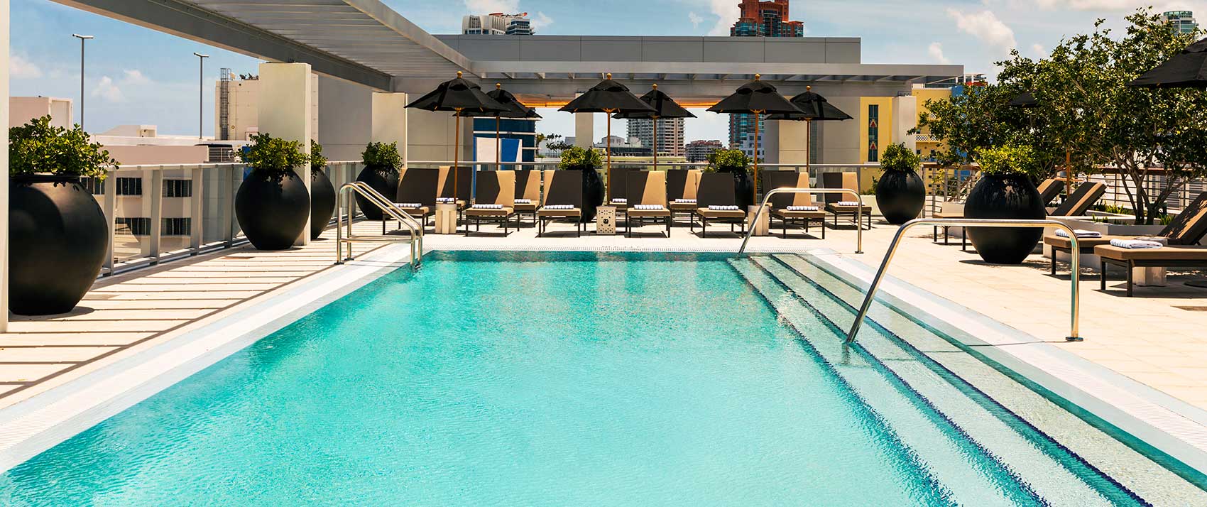 Rooftop pool